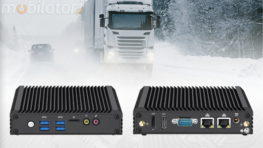 MobiPad nBOX MV3-2LAN-N100 for demanding logistics and transport