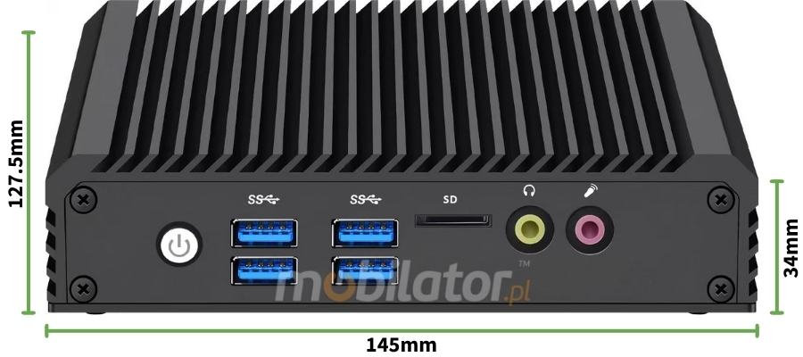 Mobi PAD xBOX MV3-2LAN-N5095 ergonomic design will work anywhere