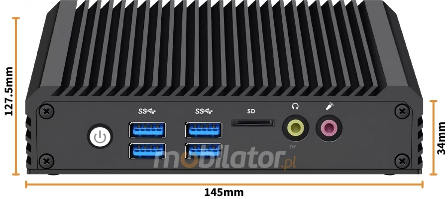 Mobi PAD nBOX MV3-2LAN takes up little space