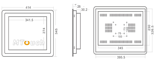 MTouch Operatorski Panel Przemyslowy Fanless MobiBOX IP65 J1900 17 Komputer panelowy Panel PC  Przemysłowy komputer panelowy Ekran rezystancyjny 5 wire resistive wyświetlacz 17 cali mobilator.pl New Portable Devices Windows RS-232 COM VGA HDMI Intel Celeron 