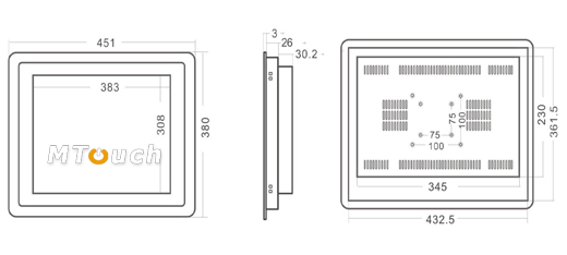 MTouch Operatorski Panel Przemyslowy MobiBOX IP65 1037U 19 Komputer panelowy Panel PC  Przemysłowy komputer panelowy Ekran rezystancyjny 5 wire resistive wyświetlacz 19 cali mobilator.pl New Portable Devices Windows RS-232 COM VGA HDMI Intel Celeron 