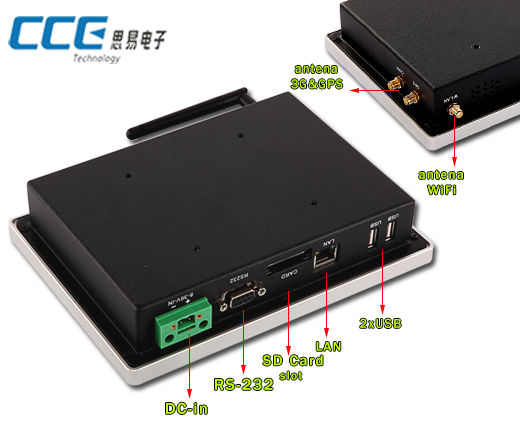 Industial Touch ANDROID PC CCETouch ACT07-PC Przmysłowy Panel PC Andoid CCETouch ACT07-PC WiFI Norma odporności IP54 Przemysłowy komputer panelowy Ekran rezystancyjny 4 wire resistive wyświetlacz 7 cali mobilator.pl New Portable Devices Windows RS-232 COM ANDRIOD PANEL PC KOMPUTER ANDROID 