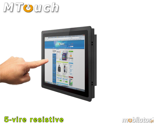 MTouch Operatorski Panel Przemyslowy MobiBOX IP65 1037U 12.1 Komputer panelowy Panel PC  Przemysłowy komputer panelowy Ekran rezystancyjny 5 wire resistive wyświetlacz 12.1 cali mobilator.pl New Portable Devices Windows RS-232 COM VGA HDMI Intel Celeron 