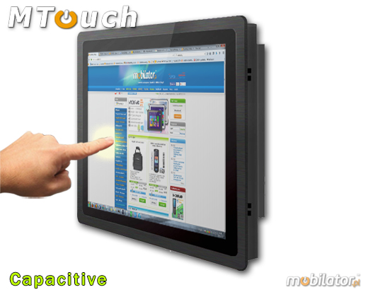 MTouch Operatorski Panel Przemyslowy Fanless MobiBOX IP65 J1900 17 Komputer panelowy Panel PC  Przemysłowy komputer panelowy Ekran rezystancyjny 5 wire resistive wyświetlacz 17 cali mobilator.pl New Portable Devices Windows RS-232 COM VGA HDMI Intel Celeron 