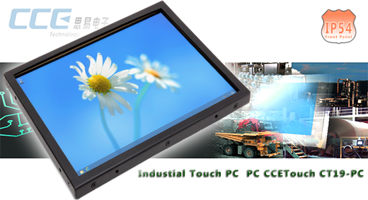 Industial Touch PC CCETouch CT19-PC Komputer panelowy Panel PC Norma odporności IP54 Przemysłowy komputer panelowy Ekran rezystancyjny 5 wire resistive wyświetlacz 19 cali mobilator.pl New Portable Devices Windows RS-232 COM 