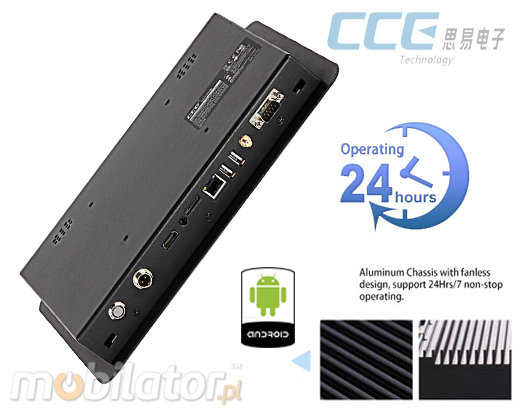 Industial Touch ANDROID PC CCETouch ACT10-PC Przmysłowy Panel PC Andoid CCETouch ACT10-PC WiFI Norma odporności IP54 Przemysłowy komputer panelowy Ekran rezystancyjny 4 wire resistive wyświetlacz 10.1 cali mobilator.pl New Portable Devices Windows RS-232 COM ANDRIOD PANEL PC KOMPUTER ANDROID 