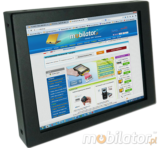 Industial Touch Monitor CCETM10-IP65 Przemysłowy Monitor Panelowy  Norma odporności IP65 Monitor dotykowy Ekran rezystancyjny 5 wire resistive wyświetlacz 10 cali LED mobilator.pl New Portable Devices VGA USB