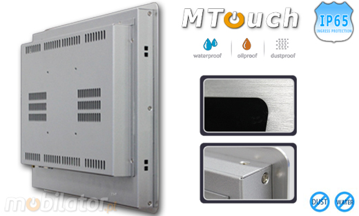 MTouch Operatorski Panel Przemyslowy MobiBOX IP65 1037U 19 Komputer panelowy Panel PC  Przemysłowy komputer panelowy Ekran rezystancyjny 5 wire resistive wyświetlacz 19 cali mobilator.pl New Portable Devices Windows RS-232 COM VGA HDMI Intel Celeron 