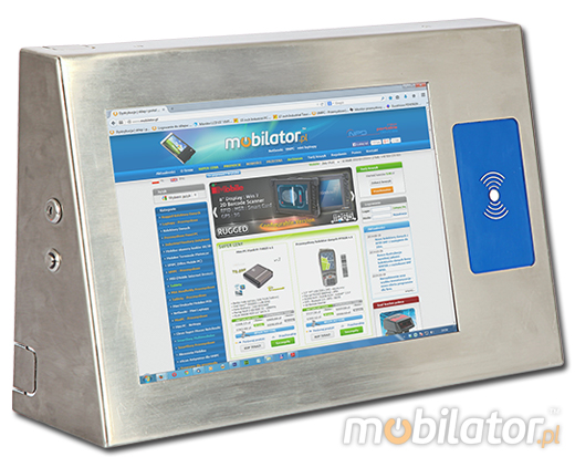 Industial Touch PC CCETouch PC-133-RFID Komputer panelowy Panel PC RFID HF&LF Przemysłowy Panel PC CCETouch PC-133 RFID Norma odporności IP54 Przemysłowy komputer panelowy Ekran rezystancyjny 5 wire resistive wyświetlacz 13 cali mobilator.pl New Portable Devices Windows RS-232 COM RFID LF HF