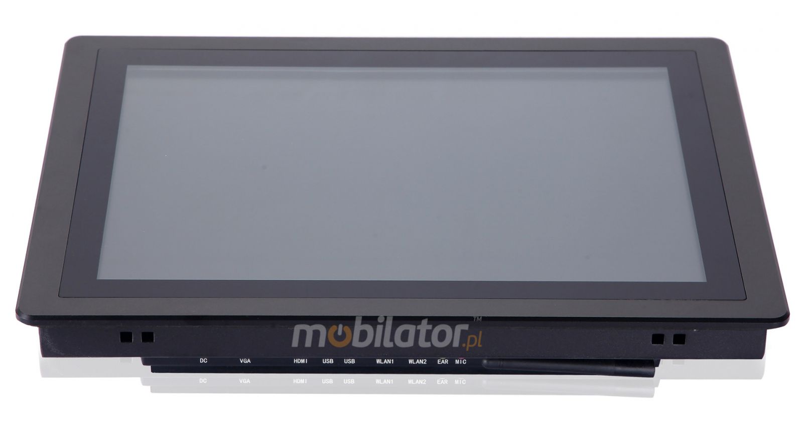 Mobilator Flat Design PCAP Fanless Touch PC, LED panel, 10 points touch screen, built-in WIFI, 12V DC input