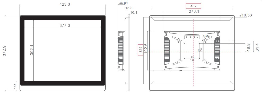 przemysłowy panel operatorski panel PC komputer przemysłowy odporny wodoodporny pyłoodporny wstrząsoodporny wzmocniony IP65 wifi