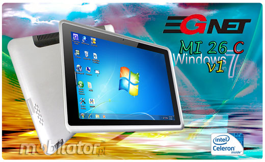 Tablet 3Gnet MI26A Windows 7