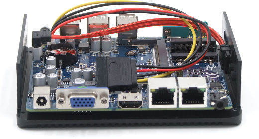 Industrial Computer Fanless MiniPC RS232 USB 3.0 COM LAN RJ-45 HDMI VGA Mini computer