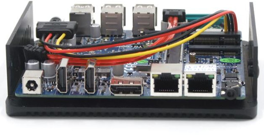 Industrial Computer Fanless MiniPC RS232 USB 3.0 COM LAN RJ-45 HDMI VGA Mini computer