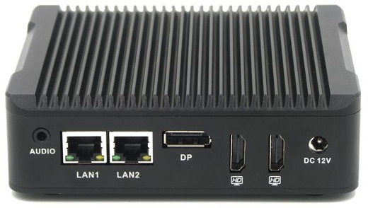 Industrial Computer Fanless MiniPC RS232 USB 3.0 COM LAN RJ-45 HDMI VGA Mini computer