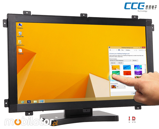 Komputer panelowy (Open Frame) CCETouch CT22-OPCR Komputer panelowy Panel PC Open Frame Przemysłowy komputer panelowy Ekran IR wyświetlacz 22 cale mobilator.pl New Portable Devices Windows Intel Celeron Open Frame Touch Screen PC CCETouch CT22-OPCR do zabudowy kiosk internetowy bankomat