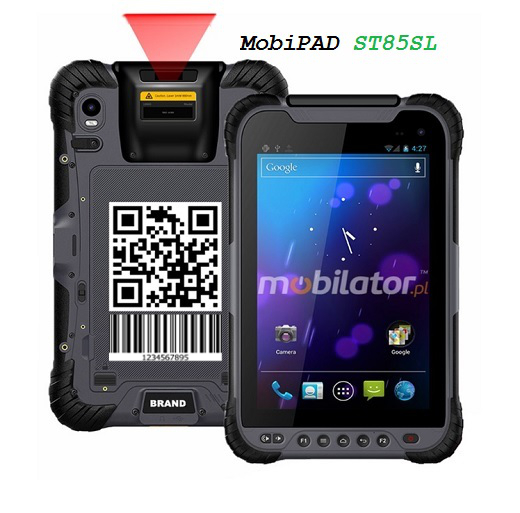 Odporny rugged tablet przemysłowy Android 8.0 MobiPad ST85SL NFC 4G IP67 mobilator umpc