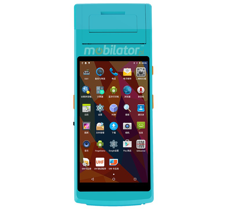 niewielki czytelny w sloncu kolektor przemysłowy wodoodporny firmowy MobiPad pyłodporny odporny wytrzymały