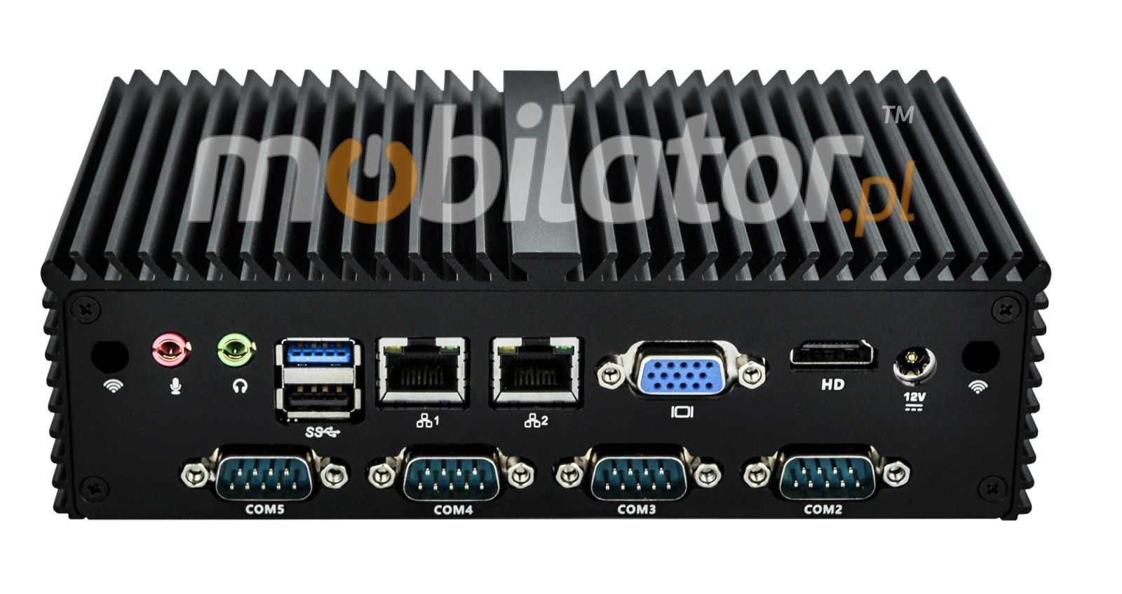 Proof Rugged Computer Industry Fanless MiniPC mBOX Q190X SSD WiFi