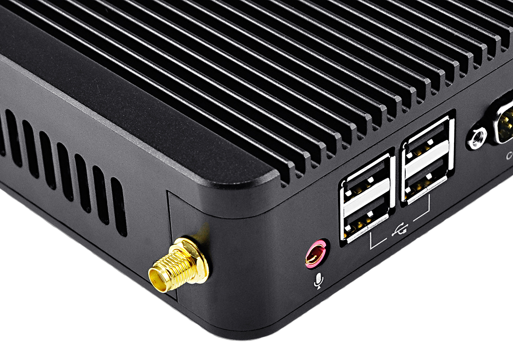 Industrial Computer Fanless MiniPC mBOX Nuc Q107N