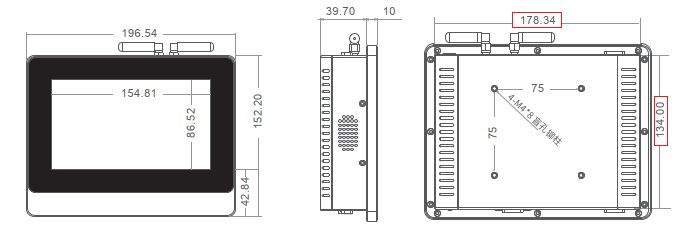 industry panel PC computer proof waterproof shockproof rugged IP65 wifi