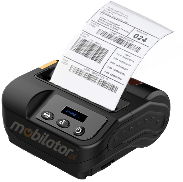 Mobile thermal printer with the ability to print on paper + stickers (Windows / IOS / Android support)