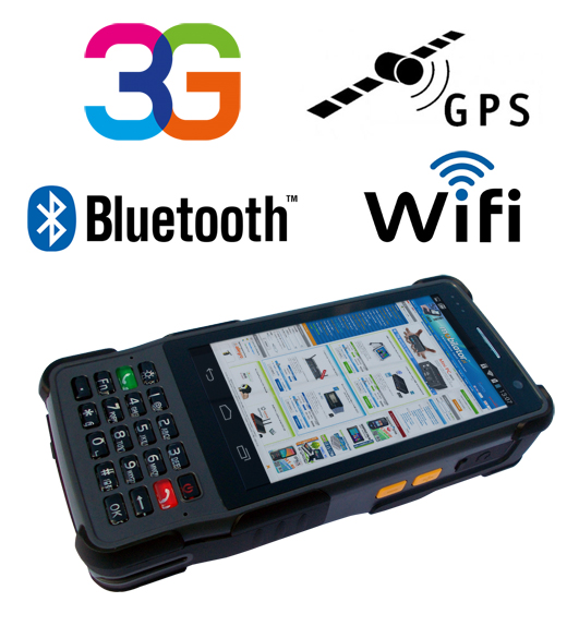 senter ST327W rj45 1d barcode scanner multi tester