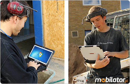 algiz xrw temperatury laptop rugged industrial palmptop droptest