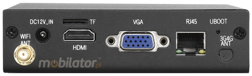 A small industrial computer with a reinforced casing (LAN + COM + HDMI) Android system