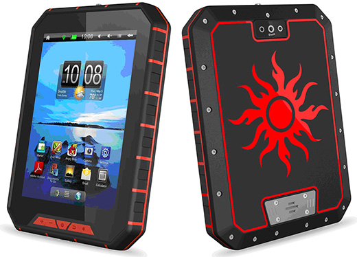 industrial tablet apollo c8-m ip68 dustproof waterproof