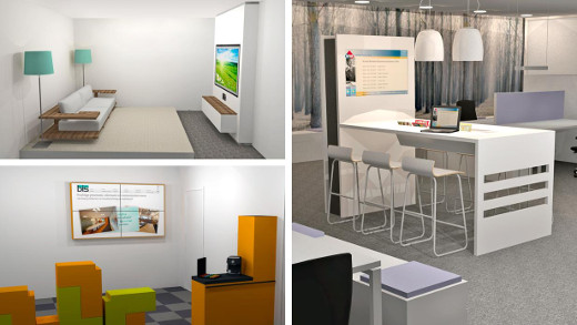 HyperView 43 v.3 - Metal freestanding panel with 43 '' touch screen, with wifi, Android 7.1