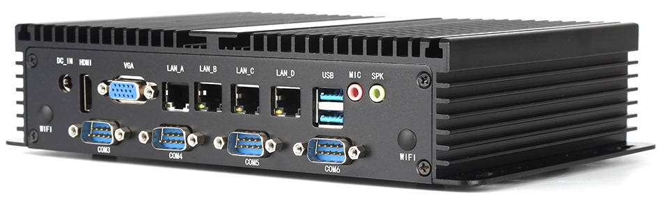 bBox 4xLan BestView Industrial computer for warehouse applications with Bluetooth WiFi 3G 4G 6x COM module