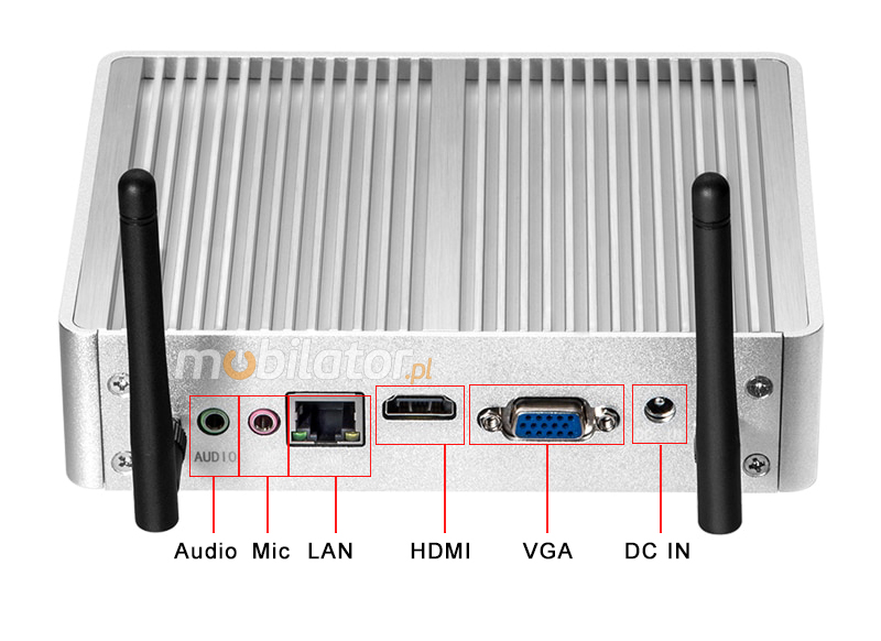 Mini komputer bezwentylatorowy - przemysłowy MiniPC yBOX - 32X intel core mobilator pl nowy szybki