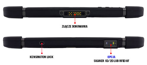 złącze dokowania winmate m101bl-st kensington lock