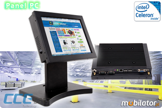 Industial Touch PC CCETouch CT10-PC Komputer panelowy Panel PC Norma odporności IP54 Przemysłowy komputer panelowy Ekran rezystancyjny 5 wire resistive wyświetlacz 10 cali mobilator.pl New Portable Devices Windows RS-232 CaOM 