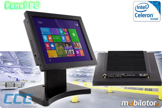 Industial Touch PC CCETouch CT15-PC Komputer panelowy Panel PC Norma odporności IP54 Przemysłowy komputer panelowy Ekran rezystancyjny 5 wire resistive wyświetlacz 15 cali mobilator.pl New Portable Devices Windows RS-232 COM 