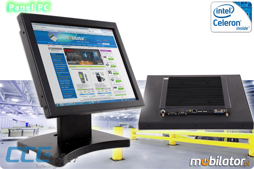 Industial Touch PC CCETouch CT17-PC Komputer panelowy Panel PC Norma odporności IP54 Przemysłowy komputer panelowy Ekran rezystancyjny 5 wire resistive wyświetlacz 17 cali mobilator.pl New Portable Devices Windows RS-232 COM 
