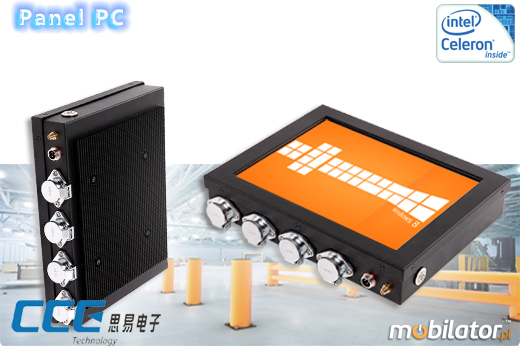 Industial Touch PC CCETouch CT10-PC Komputer panelowy Panel PC Norma odporności IP65 Przemysłowy komputer panelowy Ekran rezystancyjny 5 wire resistive wyświetlacz 10 cali mobilator.pl New Portable Devices Windows