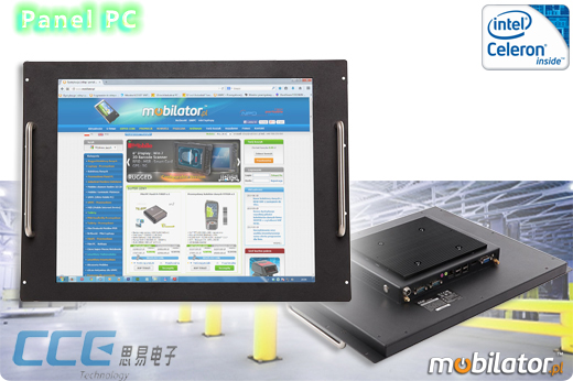 Industial RACK MOUNT Touch PC CCETouch CT19-PC Przemysłowy Komputer Panelowy RACK MOUNT - CCETouch CT19-PC Norma odporności IP54 Przemysłowy komputer panelowy Ekran rezystancyjny 5 wire resistive wyświetlacz 19 cali mobilator.pl New Portable Devices Windows RS-232 COM RACK MOUNT 