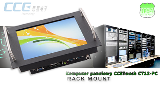 Industial RACK MOUNT Touch PC CCETouch CT12-PCPrzemysłowy Komputer Panelowy RACK MOUNT - CCETouch CT12-PC Norma odporności IP54 Przemysłowy komputer panelowy Ekran rezystancyjny 5 wire resistive wyświetlacz 12.1 cali mobilator.pl New Portable Devices Windows RS-232 COM RACK MOUNT 