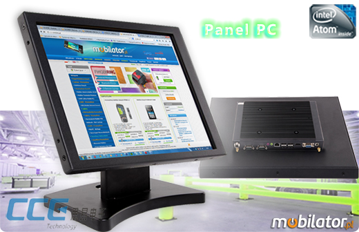 Industial Touch PC CCETouch CT19-PC Komputer panelowy Panel PC Norma odporności IP54 Przemysłowy komputer panelowy Ekran rezystancyjny 5 wire resistive wyświetlacz 19 cali mobilator.pl New Portable Devices Windows RS-232 COM 
