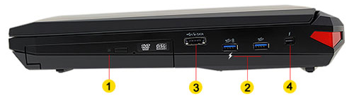 clevo p375sm usb3.0 e-sata thunderbolt port