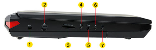 clevo p375sm kensington lock microphone