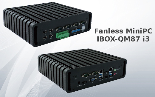 Przemysłowy Komuter Fanless MiniPC IBOX-QM87 i3