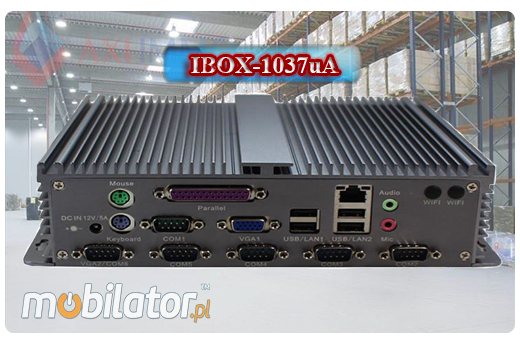 Przemysłowy Fanless MiniPC IBOX-1037uA