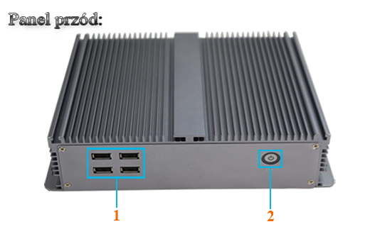 Przemysłowy Fanless MiniPC IBOX-1037uA