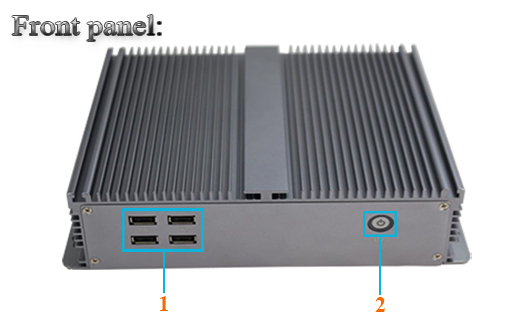 Przemysłowy Fanless MiniPC IBOX-1037uA