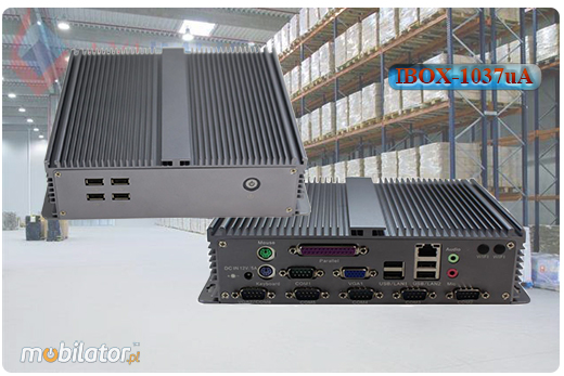 Przemysłowy Fanless MiniPC IBOX-1037uA