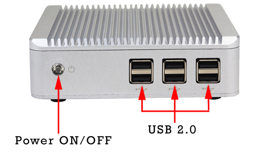 Industrial Computer Fanless MiniPC Nuc IBOX-Nano-1037U