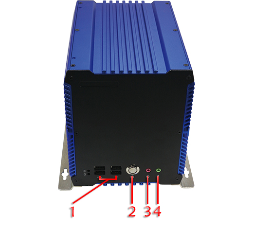 Fanless Industrial Computer MiniPC IBOX- 1037UE (4PCI)
